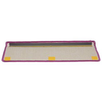 vidaXL Teppich-Treppenstufen 15 Stk. 65x21x4 cm Violett