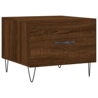 vidaXL Couchtisch Braun Eichen-Optik 50x50x40 cm Holzwerkstoff