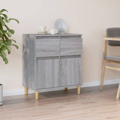 vidaXL Sideboard Grau Sonoma 60x35x70 cm Holzwerkstoff