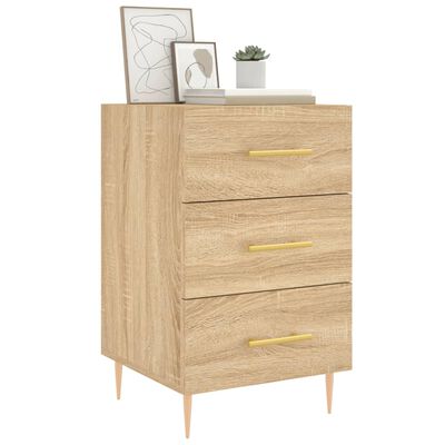 vidaXL Nachttisch Sonoma-Eiche 40x40x66 cm Holzwerkstoff