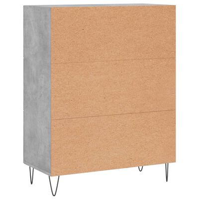 vidaXL Sideboard Betongrau 69,5x34x90 cm Holzwerkstoff