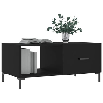 vidaXL Couchtisch Schwarz 90x50x40 cm Holzwerkstoff