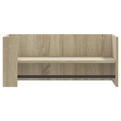 vidaXL Wandregal Sonoma-Eiche 70,5x35x30,5 cm Holzwerkstoff