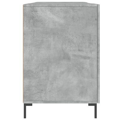 vidaXL Schreibtisch Betongrau 140x50x75 cm Holzwerkstoff