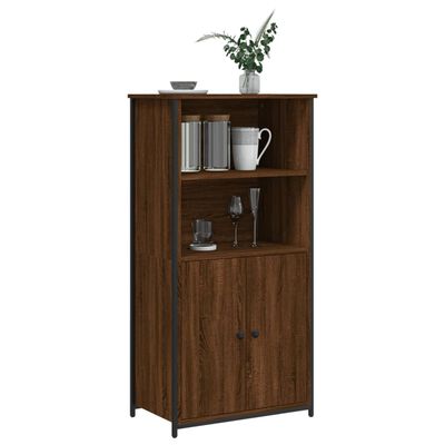 vidaXL Highboard Braun Eichen-Optik 62x36x121,5 cm Holzwerkstoff