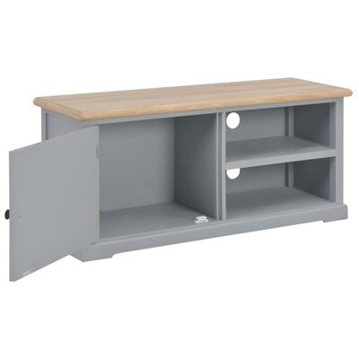 vidaXL TV-Schrank Grau 90x30x40 cm Holz