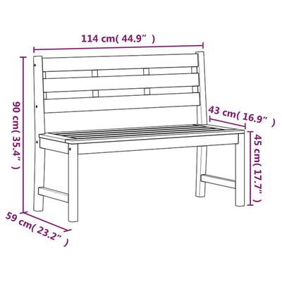 vidaXL 5-tlg. Garten-Essgruppe Massivholz Teak