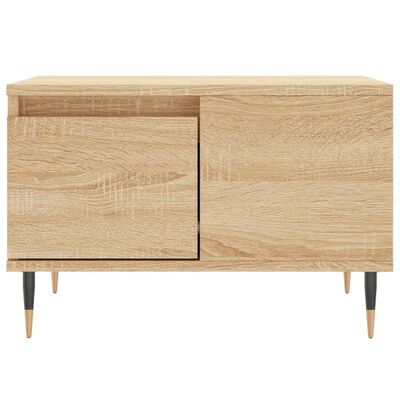 vidaXL Couchtisch Sonoma-Eiche 55x55x36,5 cm Holzwerkstoff