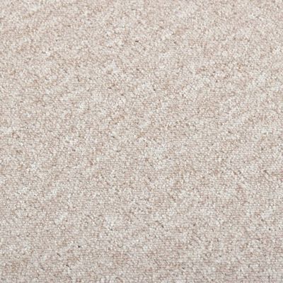 vidaXL Teppichfliesen 20 Stk. 5 m² 50x50 cm Hellbeige