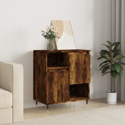 vidaXL Sideboard Räuchereiche 60x35x70 cm Holzwerkstoff