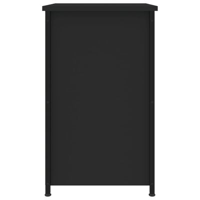 vidaXL Nachttische 2 Stk. Schwarz 40x36x60 cm Holzwerkstoff