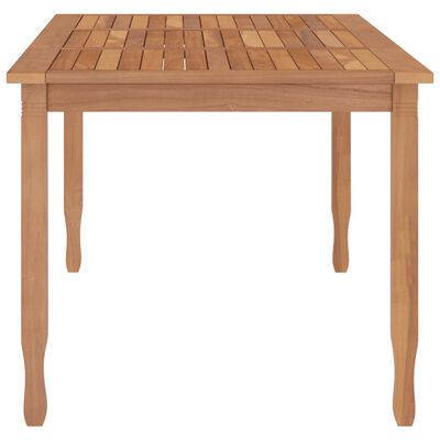 vidaXL Garten-Esstisch 200x90x75 cm Massivholz Teak