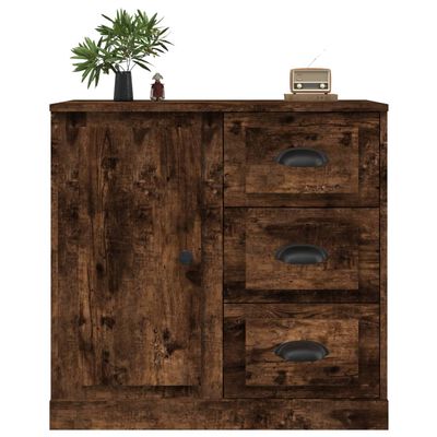 vidaXL Sideboard Räuchereiche 70x35,5x67,5 cm Holzwerkstoff