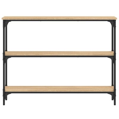 vidaXL Konsolentisch Sonoma-Eiche 100x22,5x75 cm Holzwerkstoff