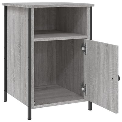 vidaXL Nachttische 2 Stk. Grau Sonoma 40x42x60 cm Holzwerkstoff