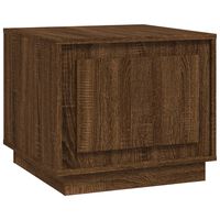 vidaXL Couchtisch Braun Eichen-Optik 51x50x44 cm Holzwerkstoff