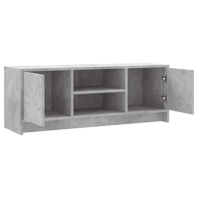 vidaXL TV-Schrank Betongrau 102x30x37,5 cm Holzwerkstoff