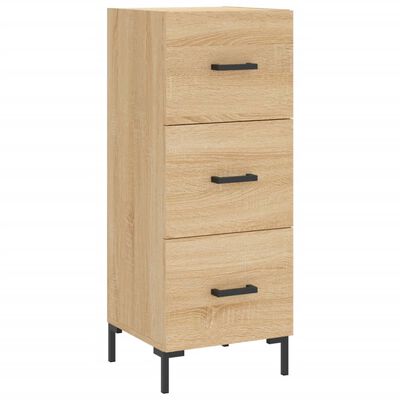 vidaXL Highboard Sonoma-Eiche 34,5x34x180 cm Holzwerkstoff