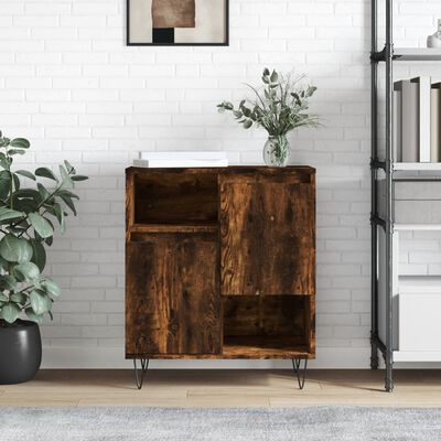 vidaXL Sideboard Räuchereiche 60x35x70 cm Holzwerkstoff