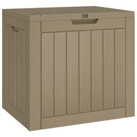 vidaXL Gartenbox Grau 55,5x43x53 cm Polypropylen