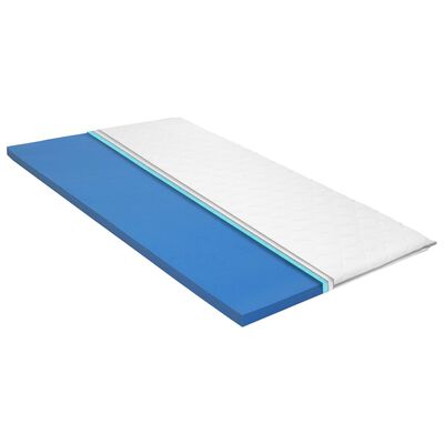 vidaXL Matratzenauflage 120x200 cm viskoelastischer Memory-Schaum 6 cm