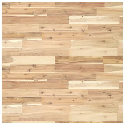 vidaXL Tischplatte Quadratisch 80x80x2 cm Massivholz Akazie