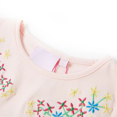 Kinder-T-Shirt Zartrosa 128