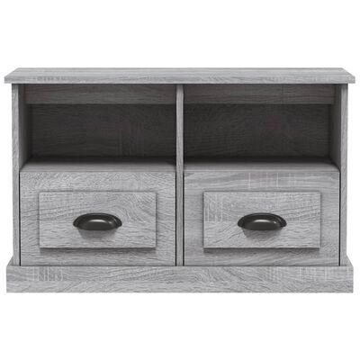 vidaXL TV-Schrank Grau Sonoma 80x35x50 cm Holzwerkstoff