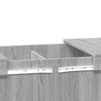 vidaXL Couchtisch Grau Sonoma 80x55x40 cm Holzwerkstoff