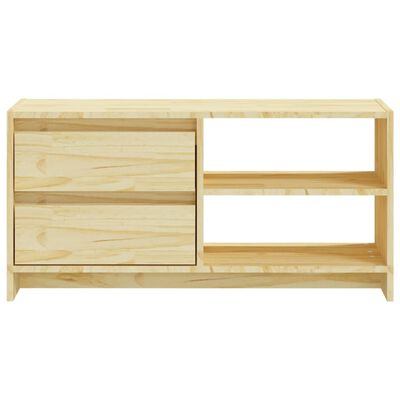 vidaXL TV-Schrank 80x31x39 cm Massivholz Kiefer