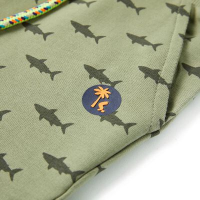 Kindershorts mit Kordelzug Helles Khaki 140