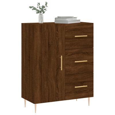 vidaXL Sideboard Braun Eichen-Optik 69,5x34x90 cm Holzwerkstoff