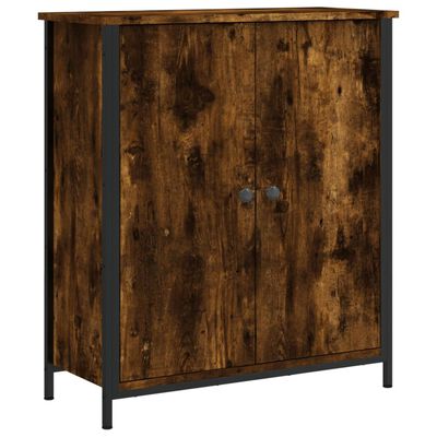 vidaXL Sideboard Räuchereiche 70x30x80 cm Holzwerkstoff