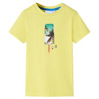 Kinder-T-Shirt Gelb 92