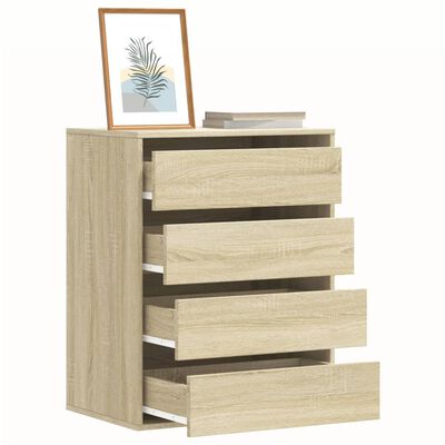 vidaXL Kommode Sonoma-Eiche 60x41x76 cm Holzwerkstoff