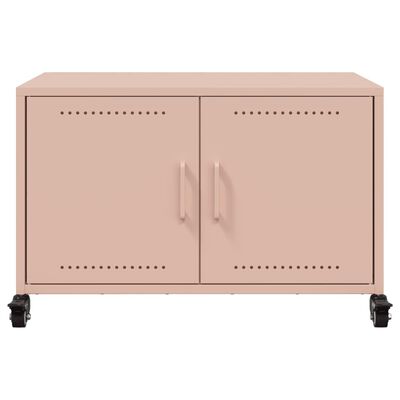 vidaXL TV-Schrank Rosa 68x39x43,5 cm Stahl