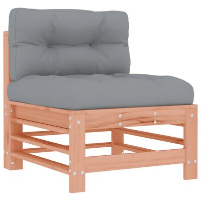 vidaXL 7-tlg. Garten-Lounge-Set mit Kissen Massivholz Douglasie