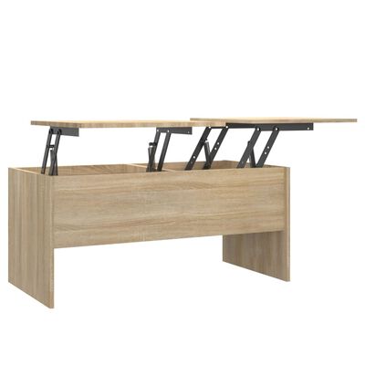 vidaXL Couchtisch Sonoma-Eiche 102x50,5x46,5 cm Holzwerkstoff