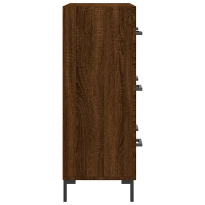 vidaXL Sideboard Braun Eichen-Optik 69,5x34x90 cm Holzwerkstoff