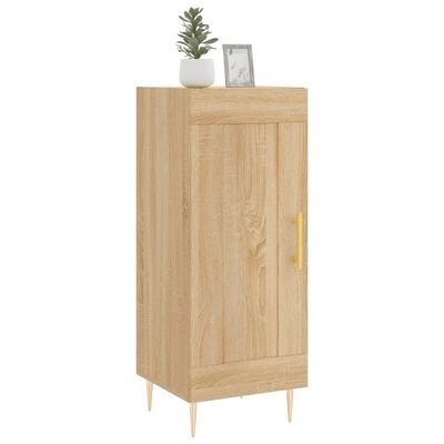 vidaXL Sideboard Sonoma-Eiche 34,5x34x90 cm Holzwerkstoff