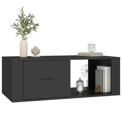 vidaXL Couchtisch Schwarz 100x50,5x35 cm Holzwerkstoff