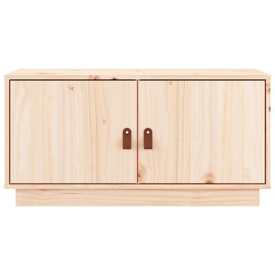 vidaXL TV-Schrank 80x34x40 cm Massivholz Kiefer