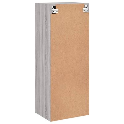 vidaXL TV-Wandschrank Grau Sonoma 40,5x30x102 cm Holzwerkstoff