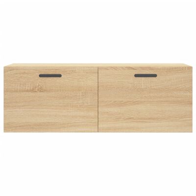 vidaXL Wandschrank Sonoma-Eiche 100x36,5x35 cm Holzwerkstoff