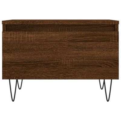 vidaXL Couchtische 2 Stk. Braun Eichen-Optik 50x46x35 cm Holzwerkstoff