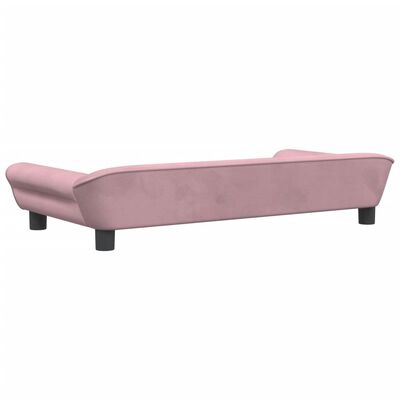 vidaXL Kindersofa Rosa 100x50x26 cm Samt