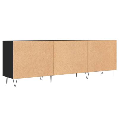 vidaXL TV-Schrank Schwarz 150x30x50 cm Holzwerkstoff