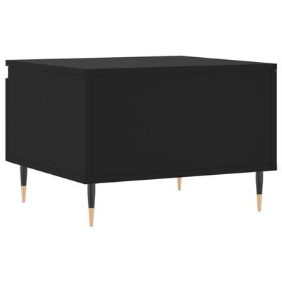 vidaXL Couchtische 2 Stk. Schwarz 50x46x35 cm Holzwerkstoff