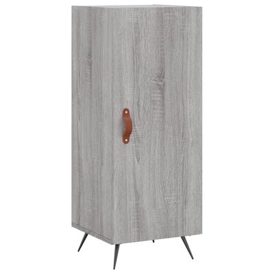 vidaXL Highboard Grau Sonoma 34,5x34x180 cm Holzwerkstoff