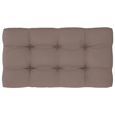 vidaXL Outdoor-Mittelsofa Paletten Kiefernholz Imprägniert Weiß